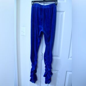 ARA Size Small Blue Valore jogging pants. Gathered at both sides of each leg